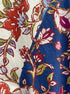 Harlow & Rose · Balloon Sleeve Floral Print Dress with Belt · Medium · WhiteFloral
