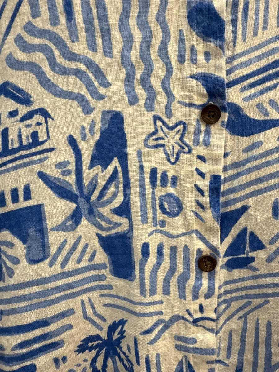 Sonoma · Seaside Pattern · Small · WhiteBlue