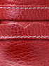 FrancoSarto · Textured Leather Penny Loafer · 9 · Red