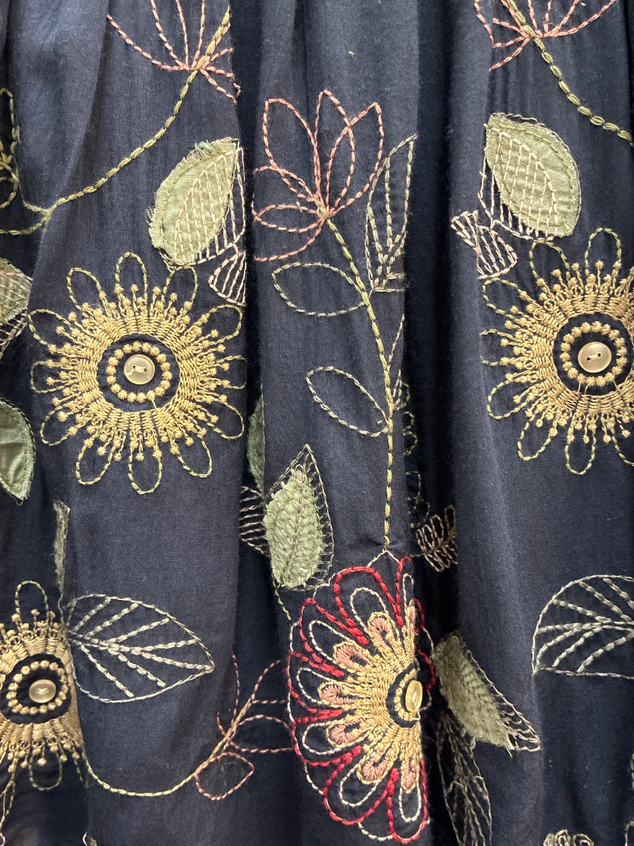 Anthropologie · Blue Tassel · Medium · Navy