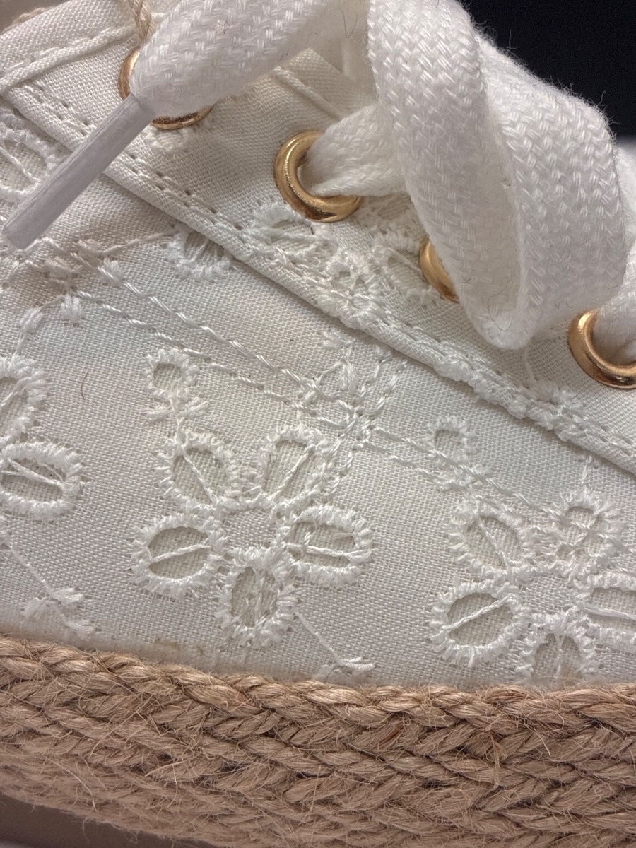 Tommy Bahama · Galana eyelet lace · 7.25 · White