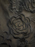INC · Black Lace Detail Floral Design Top · Medium · Black