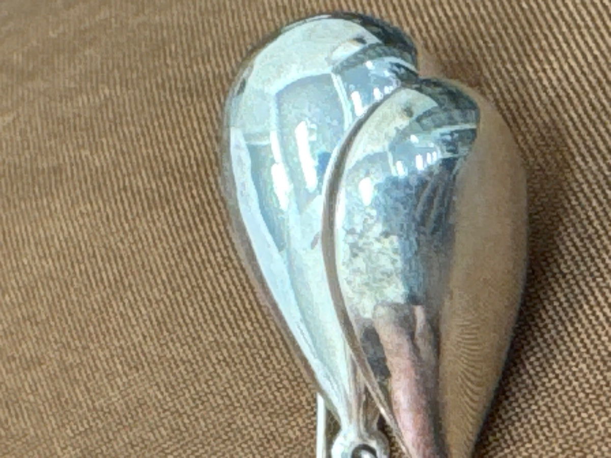 .925 Teardrop Earrings · Jewelry · wire · Silver