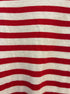 Talbots · Fringe Detail · Medium Petite · RedWhite Striped