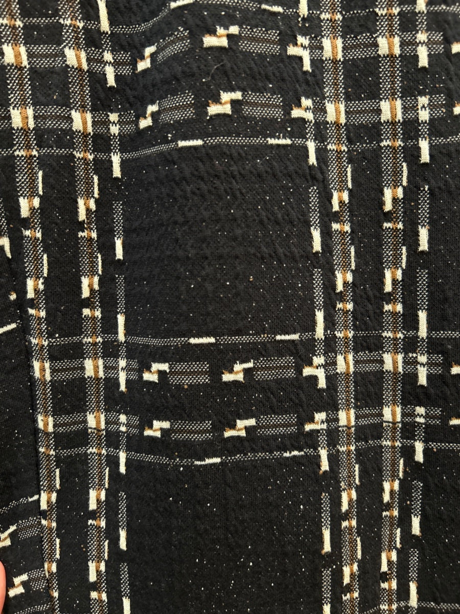 Habitat · Pants · Large · BlackCream Plaid
