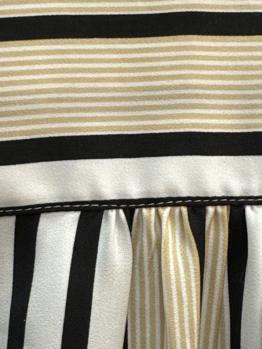 Banana Republic · CreamBlk Striped · XSmall · Cream, Black Striped