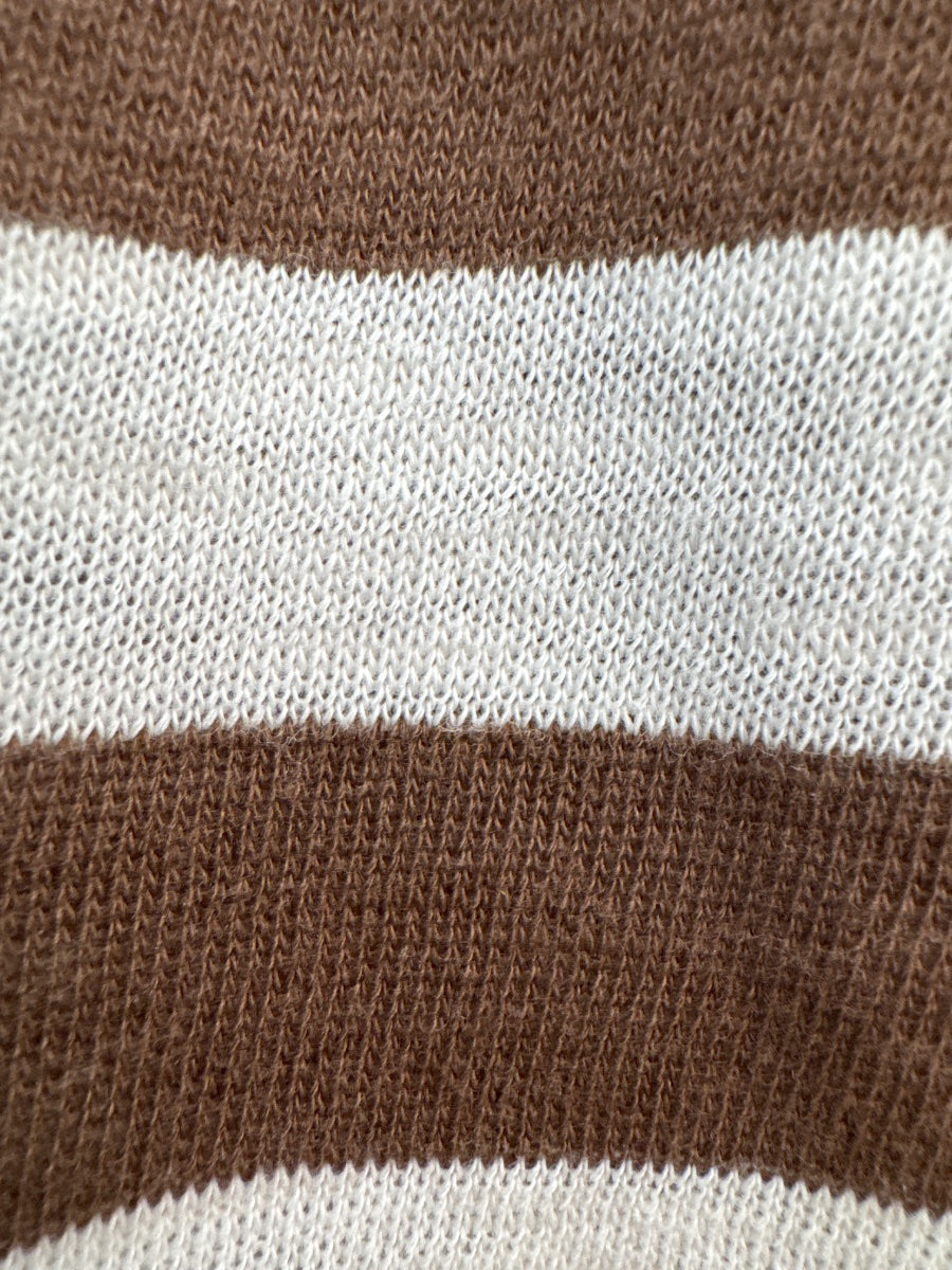 LOFT · Cap Sleeve Top · Small · BrownCream