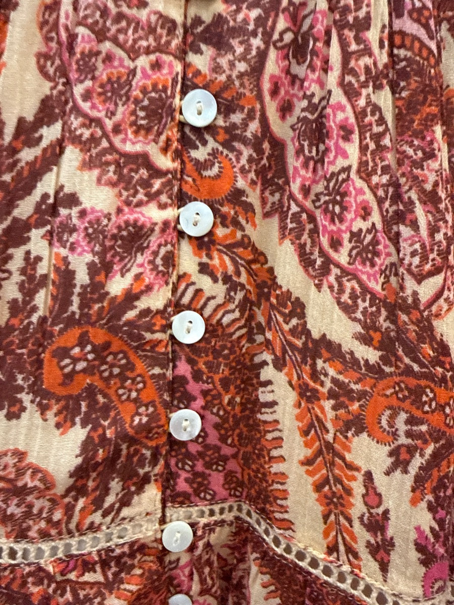 Sundance · Boho Chic Dress · XLarge · RustCream