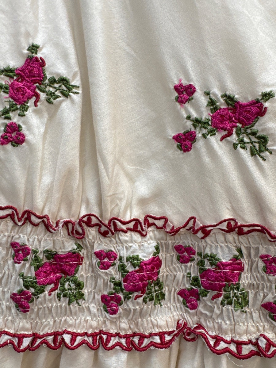 Anthropologie · Blue Tassel · Medium · CreamRose