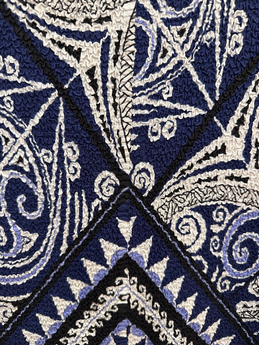 Chicos Travelers · Open Drape Cardigan · Small · Navy White