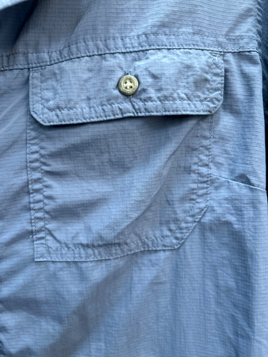 Eddie Bauer · Roll Tab Sleeve · Medium · Ocean