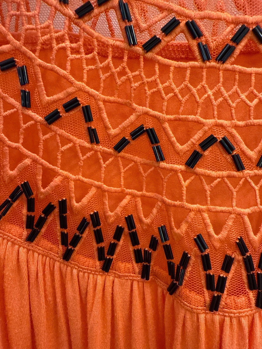 Ashley Stewart · Boho Top · 2X/3X · Coral