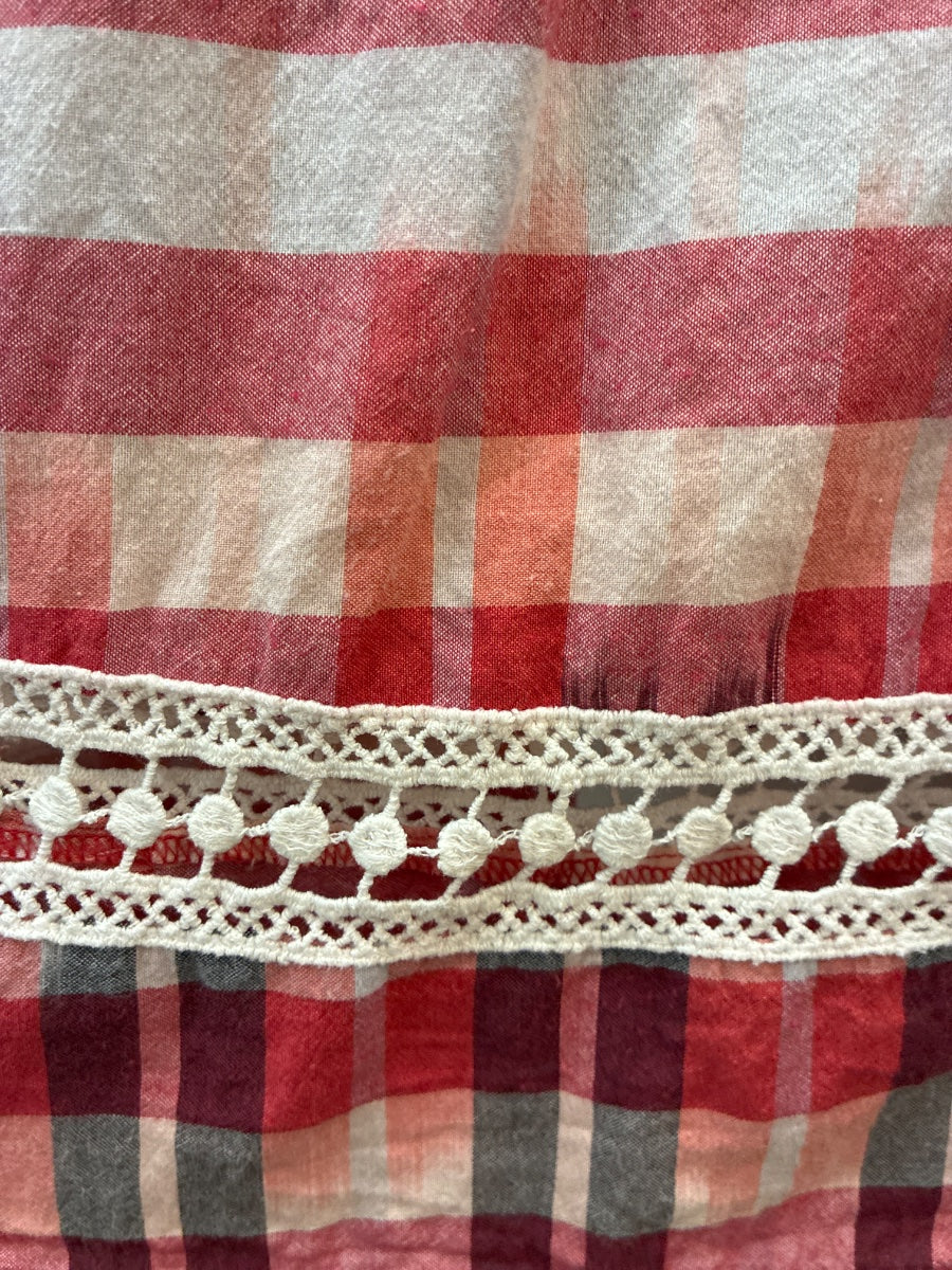 Lucky Brand · Sleeveless Dress · Large · RedMulti
