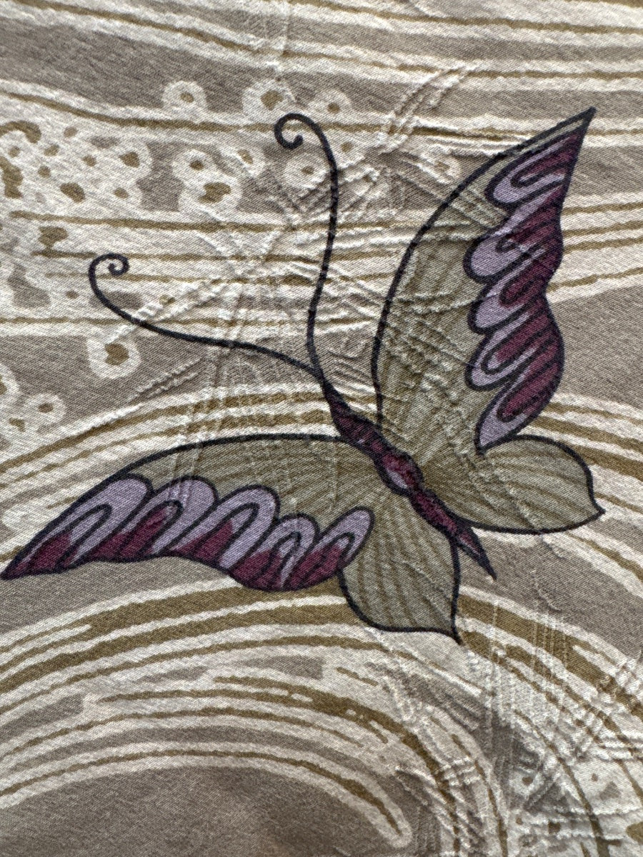 Citron · Butterfly Print · Large · Sage