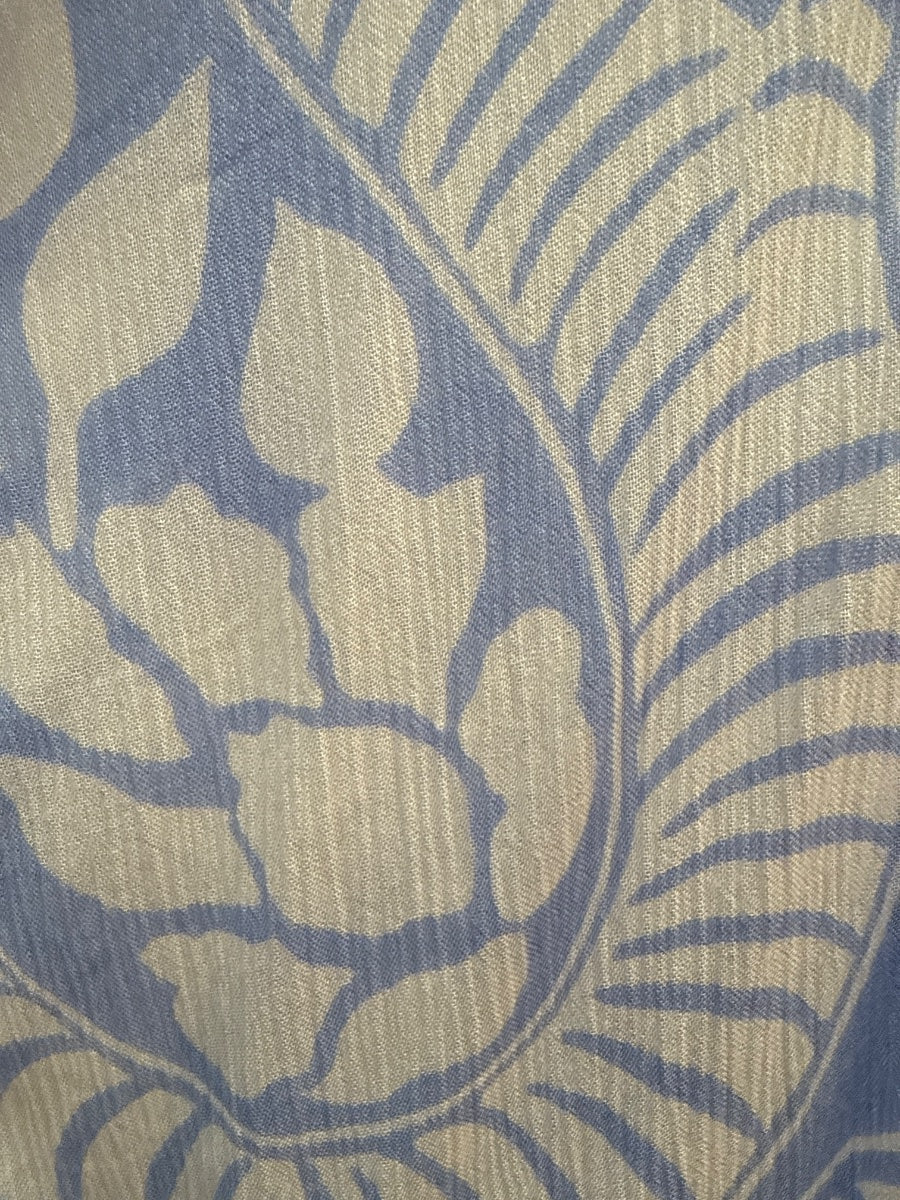 Natural Reflections · Open Drape Cardigan · OS · Blue/White Floral