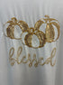 Kiss & Fly · Pumpkin Thanksgiving top · 3X · White/Cream