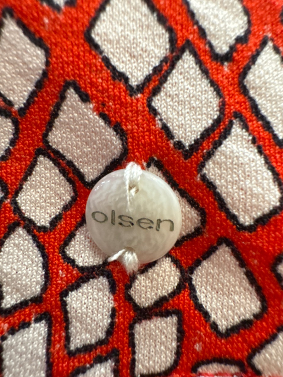 Olsen · Blouse · Large · Red/White