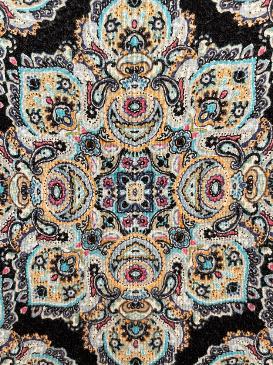J. Jill · Medallion print · Medium · AquaBlack