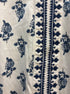 PureJill · Short Sleeve Top Floral Print · Small · WhiteNavy