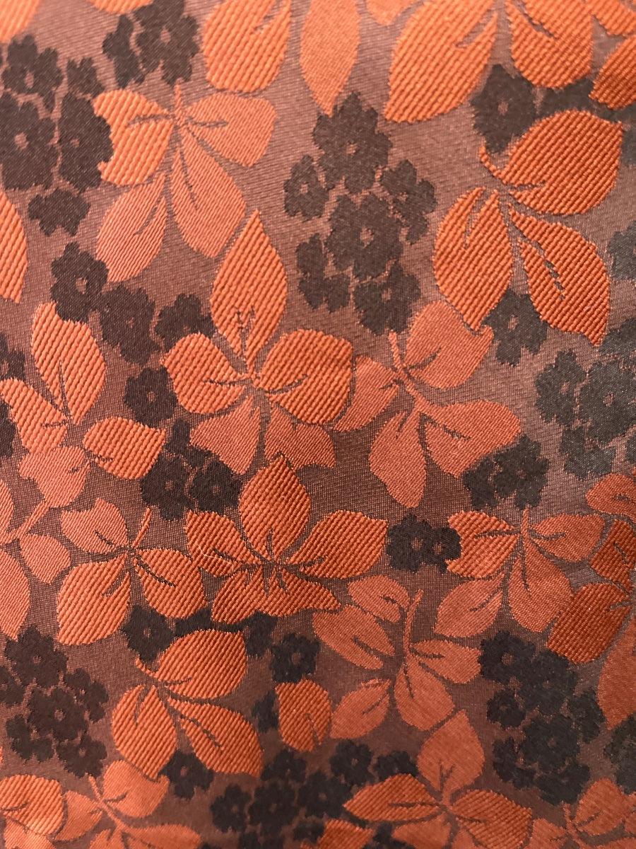 LOFT · Floral Print Lined Dress · 10 · BrownBlack