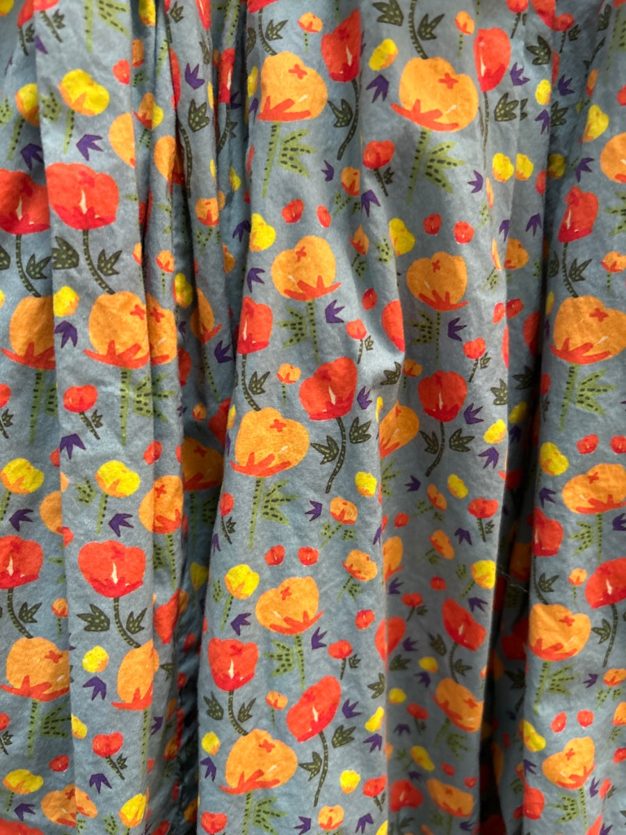 Tease Me! · L.A. Soul Floral Print Dress · Large · TurqOrange