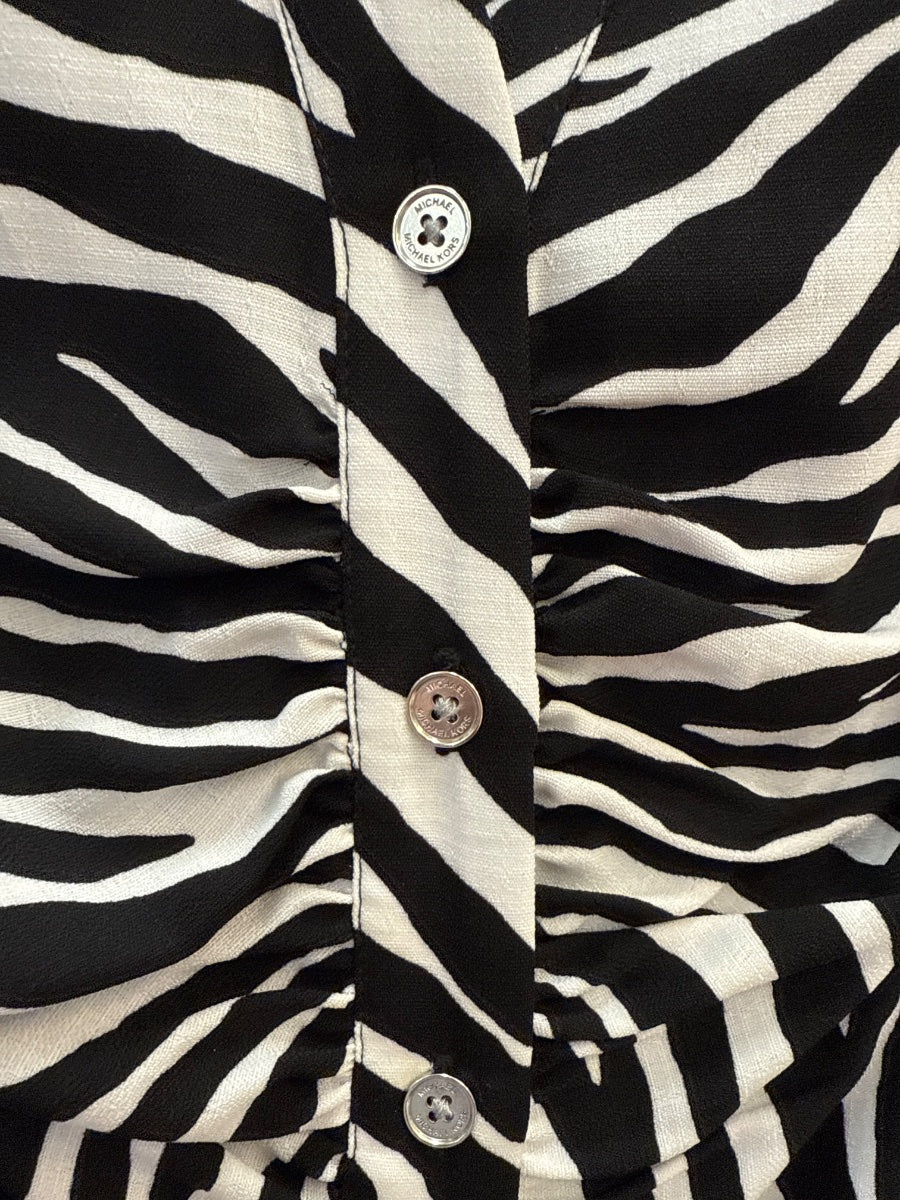 Michael Kors · Sleeveless Top · Large · BlackWhite