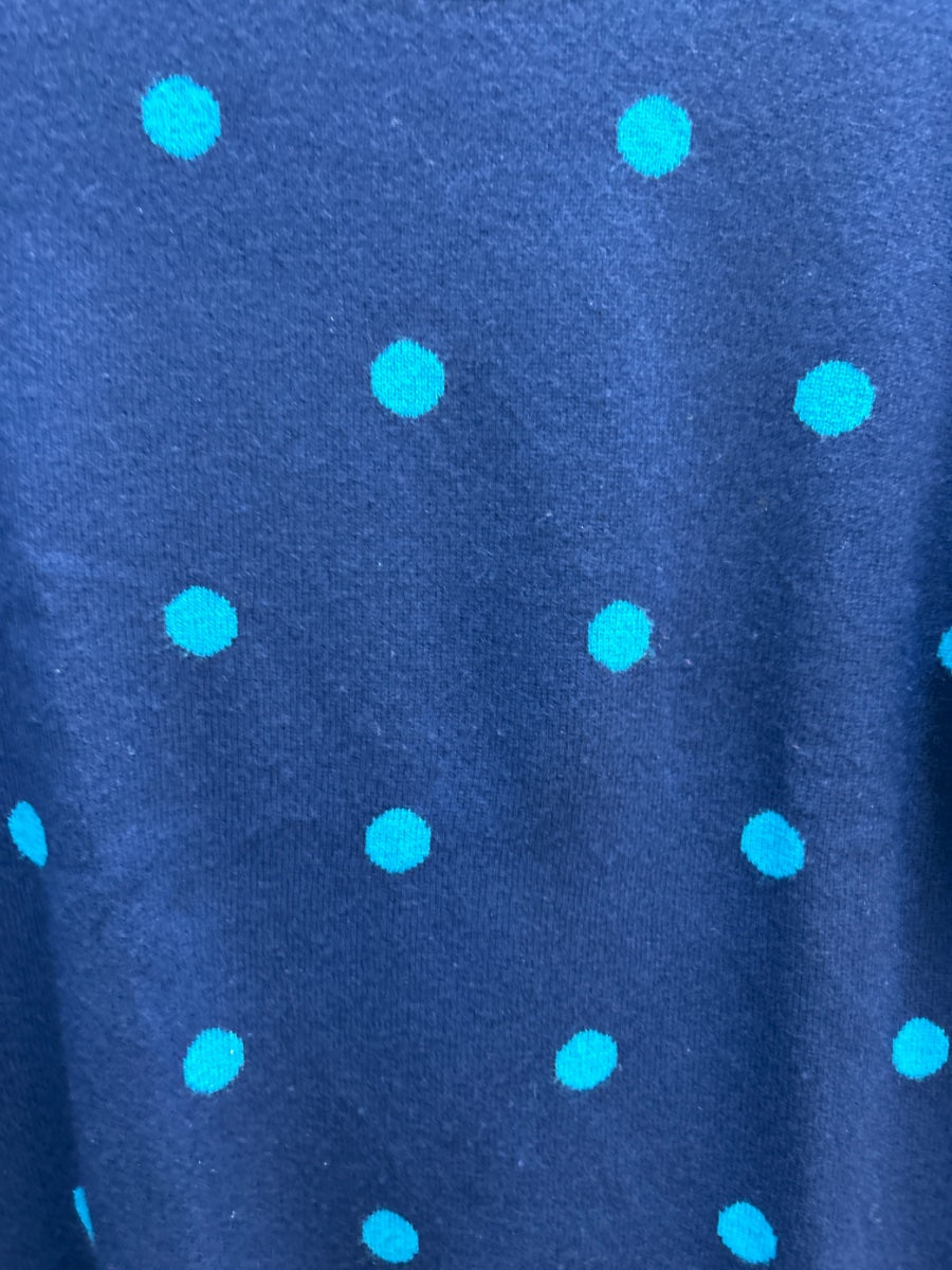 Charter Club · Polka Dots · Large · Navy Blue