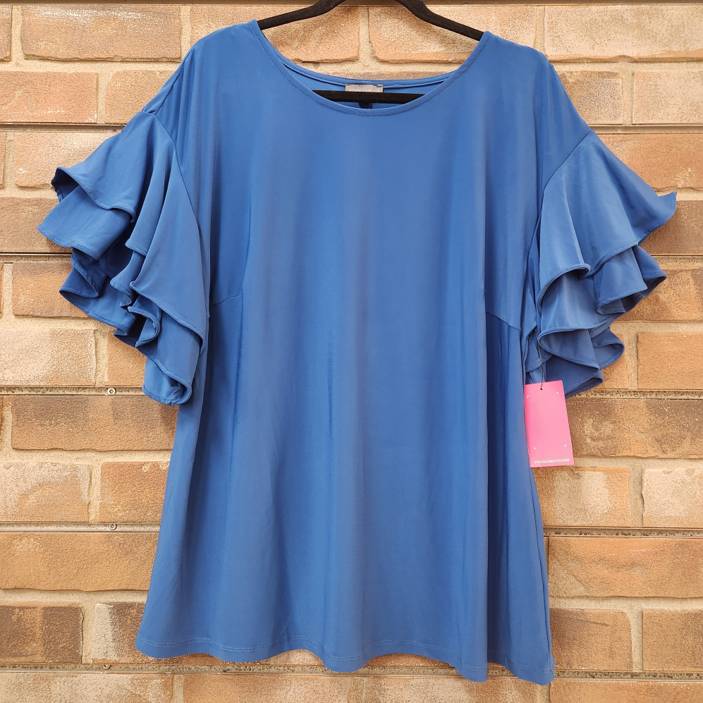 Ruffled Sleeve Top