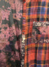 JohnnyWas · PlumOrg Plaid 100% Silk and Cotton Floral Print · XSmall · PlumOrg Plaid