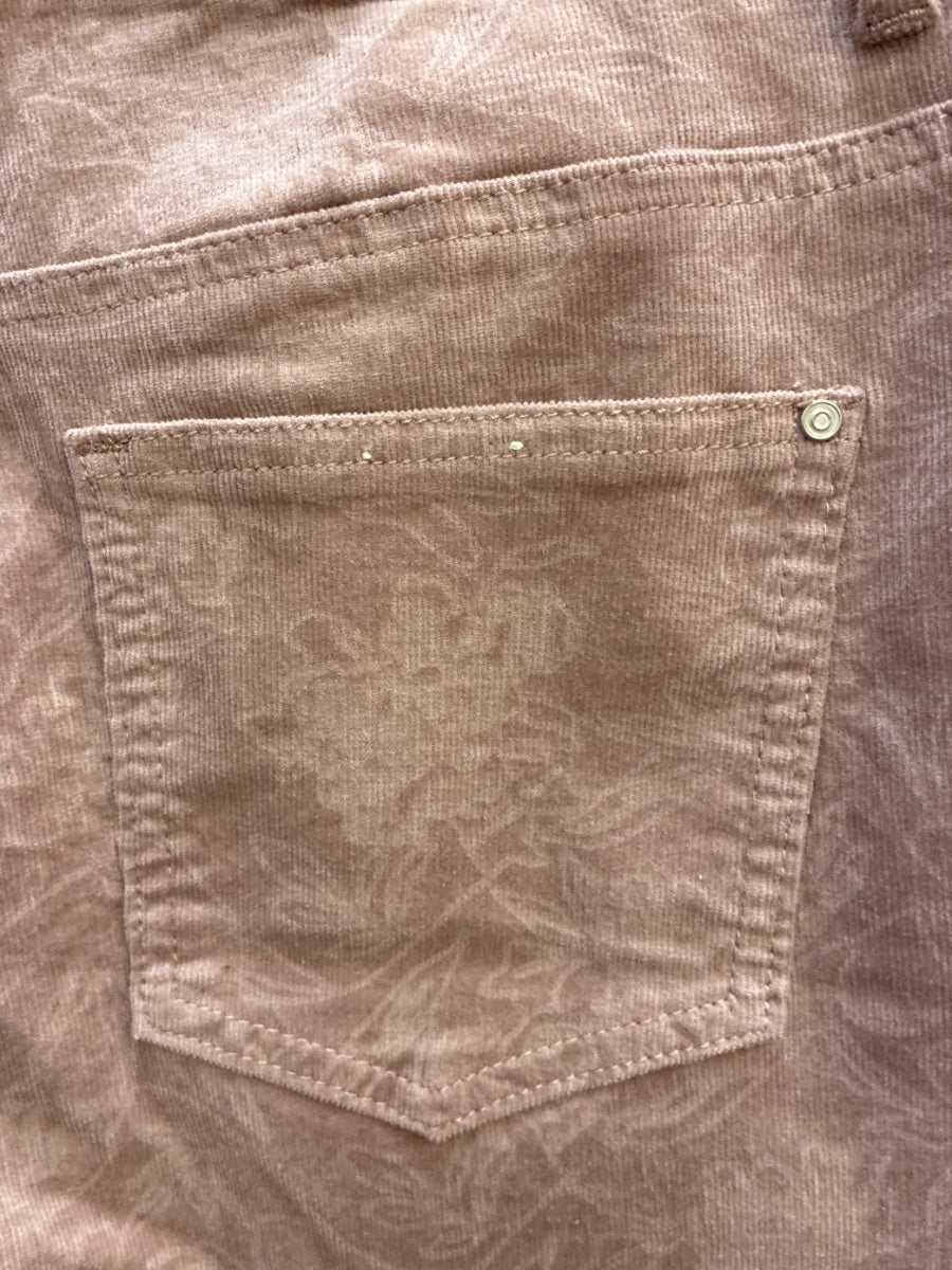 Charlie B · Corduroy Pants · 12 · Blush Floral Print