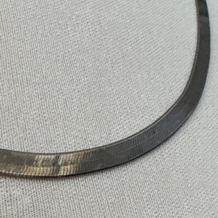.925 Sterling Herringbone Chain Necklane · Jewelry · 24 inches · Sterling Silver