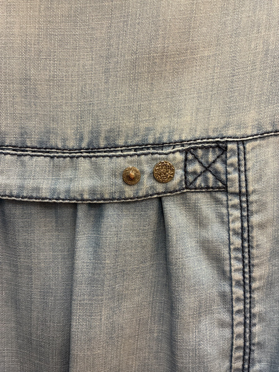 Marrakech · Tencel Utility Jacket · Medium · Denim