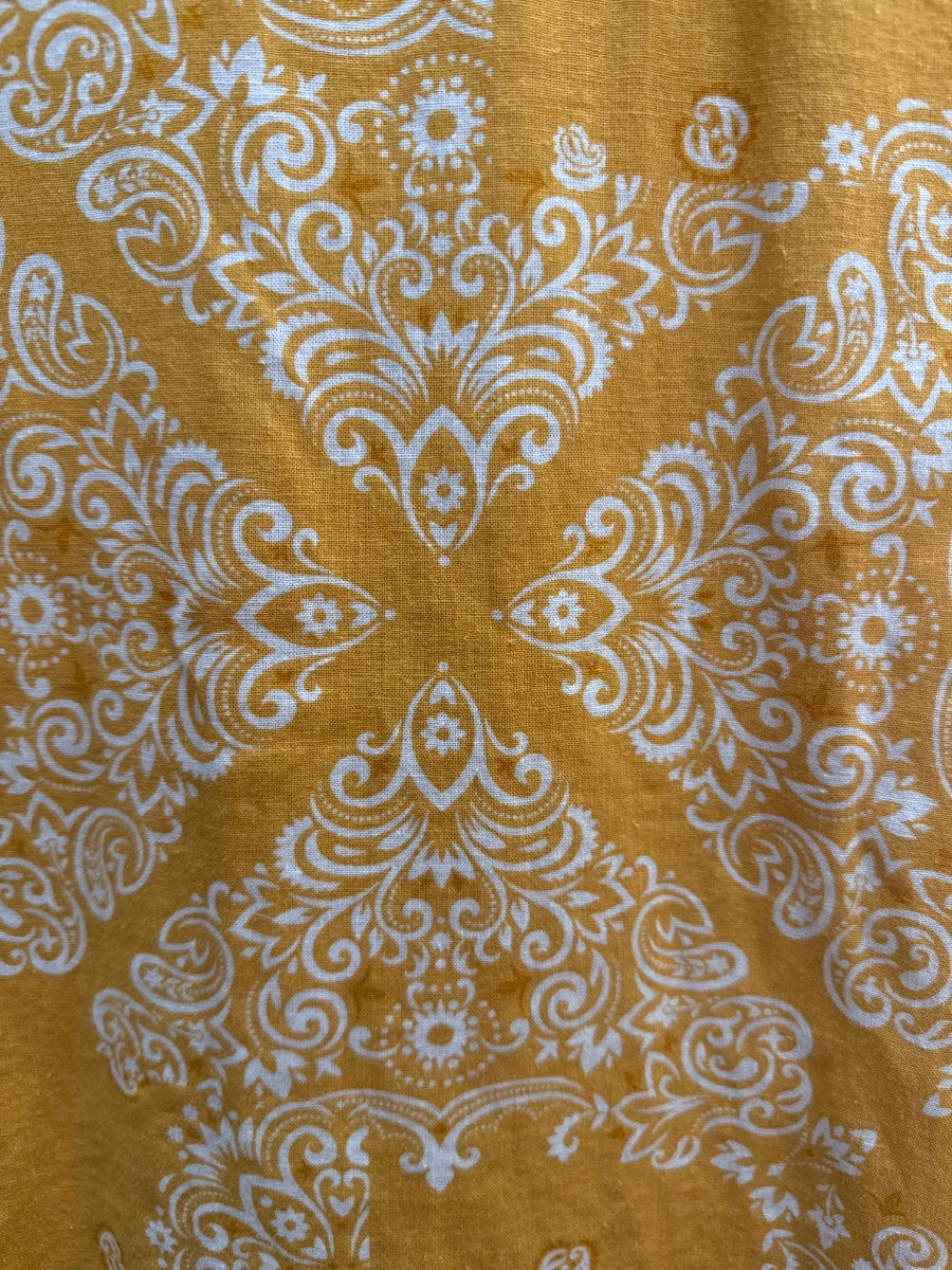 C&C · Paisley & Floral Print · Medium · Yellow