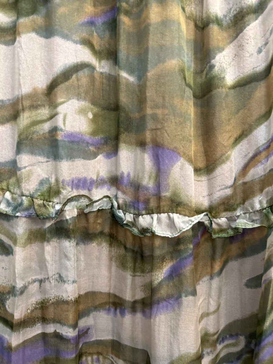 Sundance · Maxi skirt · XLarge · Olive Multi