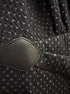 Ann Taylor · Cap Sleeve Dress with Polka-Dots and Leather Side Belt Detail · 6 · Black