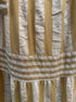 Anthropologie · Striped shoulder tie dress · 2X · DijonCream