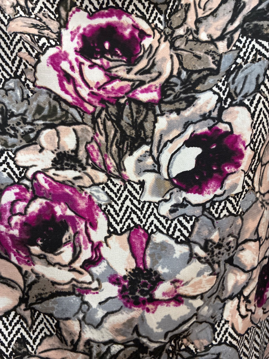 FYLO · WhiteBlk Floral Print · Large · WhiteBlk Floral