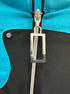 JamieSadock · Long sleeve quarter-zip golf top · Large · Turquoise and Black