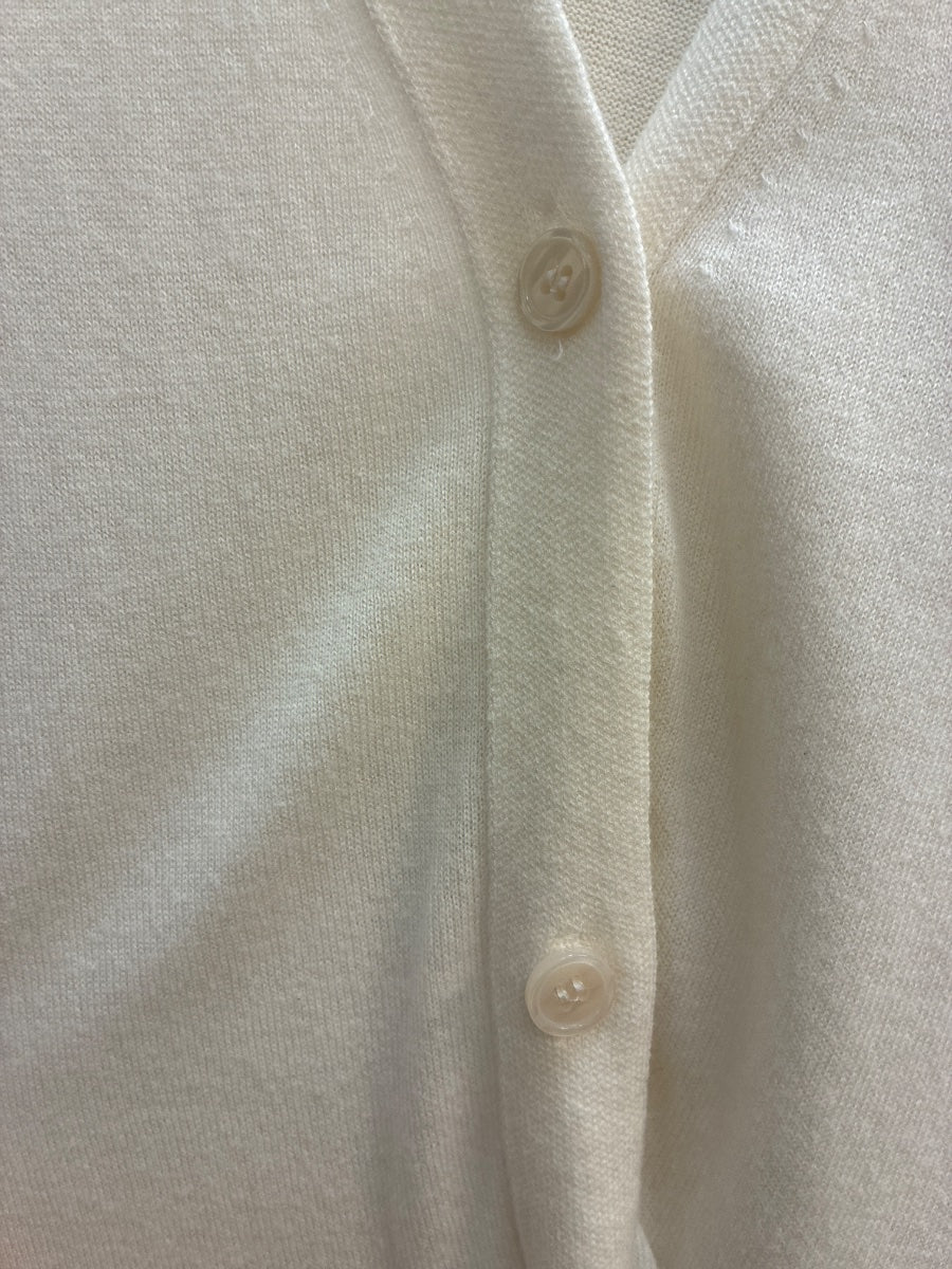 Banana Republic · Button Up Cardigan · 1X · Cream