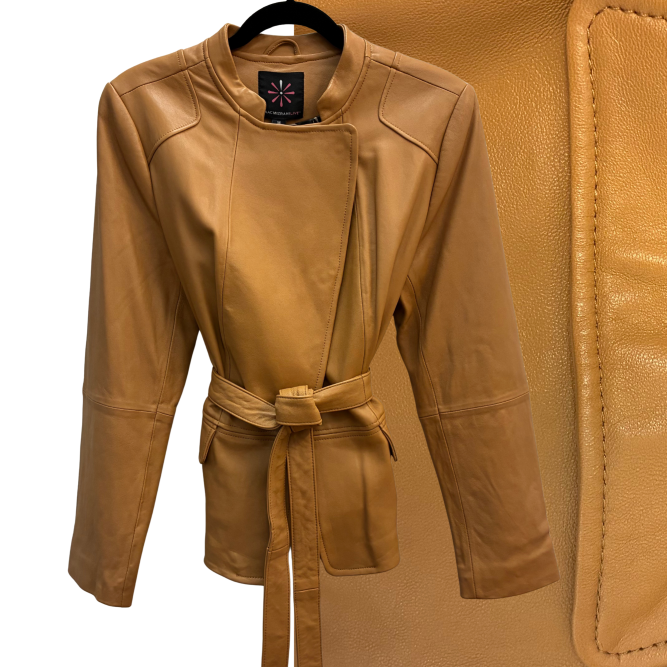 Faux Leather Coat