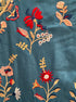 Tolani Collection · TealMulti Embroidered Handkerchief hem · Medium · TealMulti