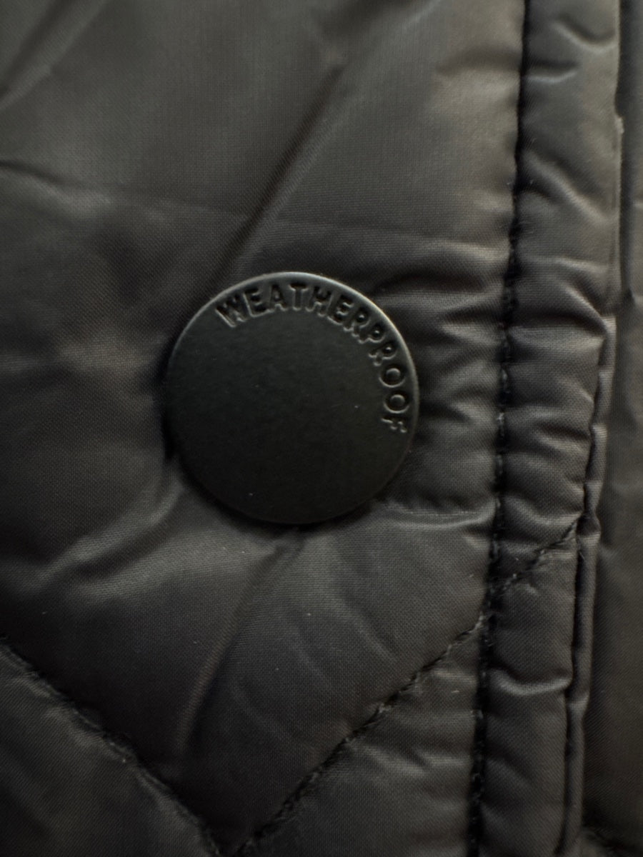 Weatherproof · Long Jacket Hooded Quilted Puffer · XLarge · Black