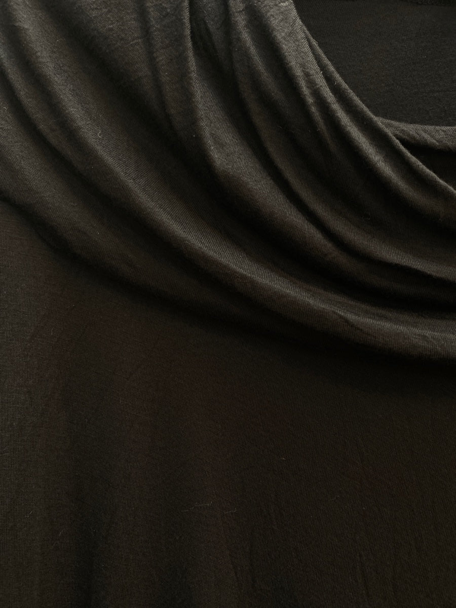 Kensie · Tunic Cowl Neck Top · Large · Black