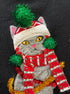 33 Degrees · Cat Christmas Sweater · XLarge · Black Multi