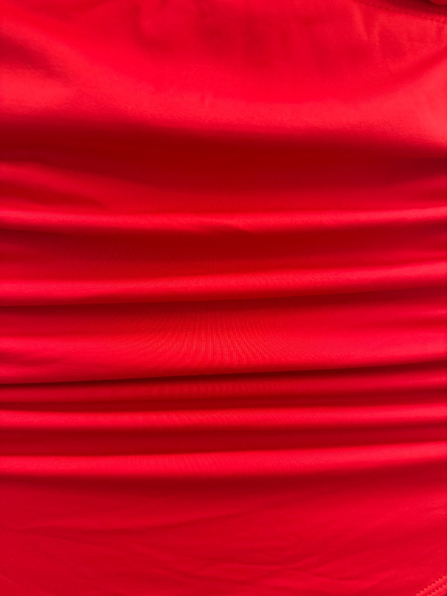 Tempt Me · Ruched Swimsuit · Small · Red
