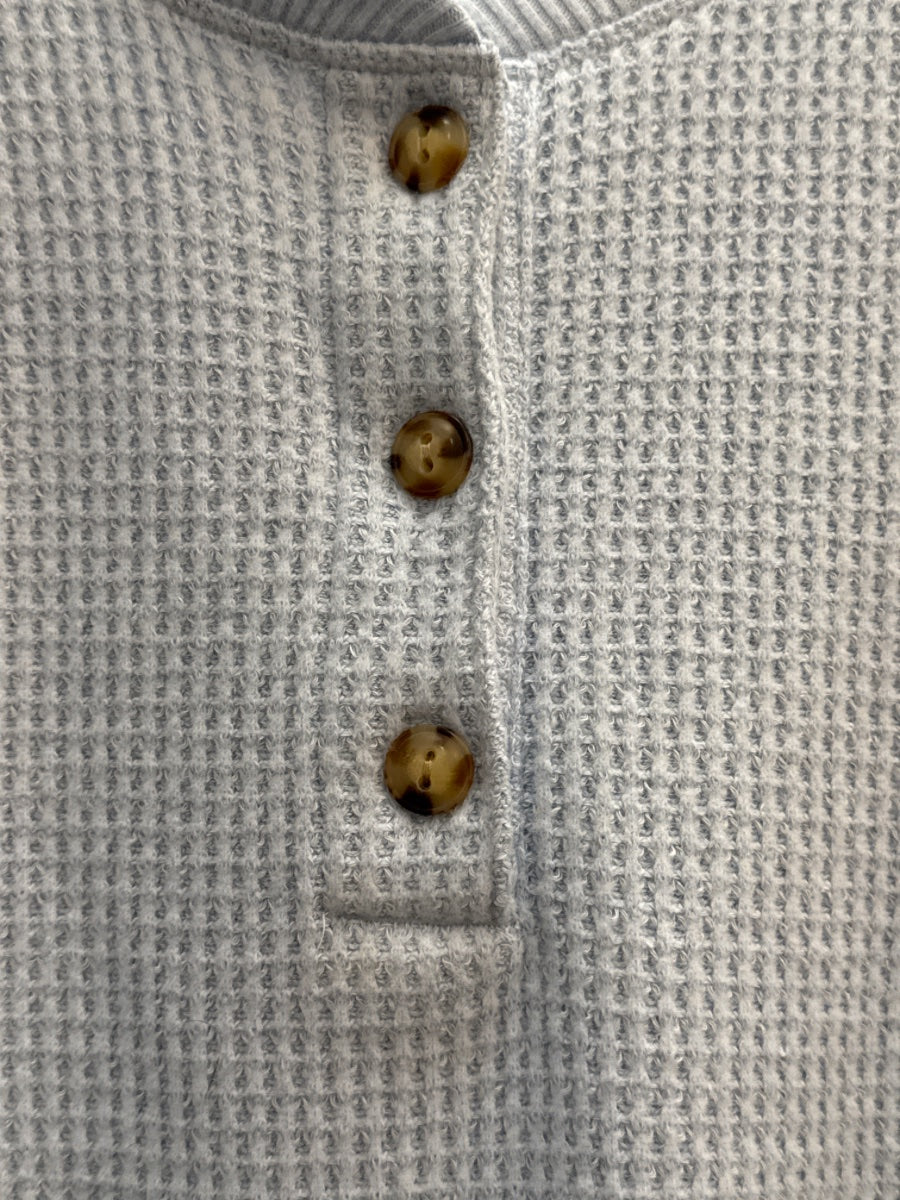 Old Navy · Henley Top · Large · BabyBlue