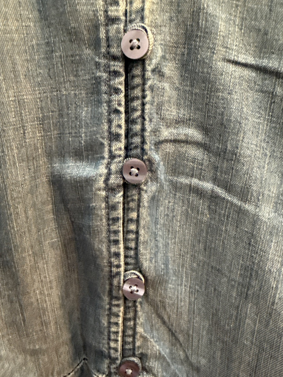 Liz Claiborne · Blouse · 1X · Chambray