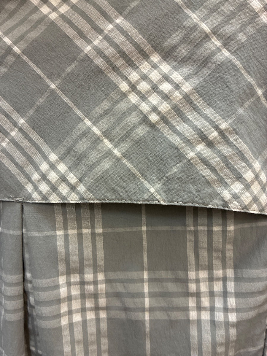 REI · Sahara Shirt w/RollTab Sleeve · 3X · GrayWhite