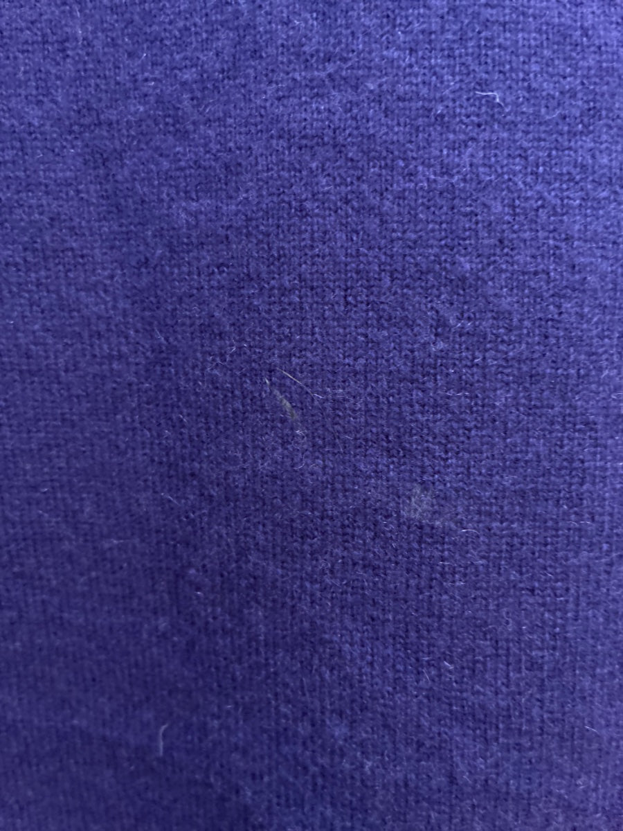 Valerie Stevens · Cashmere Split Neck · 1X · Aubergine