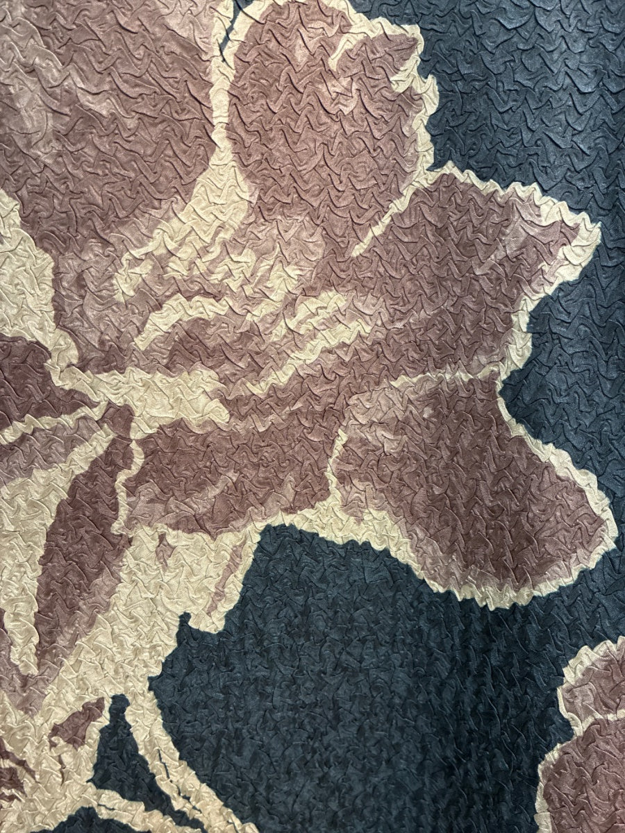 Chico's · Open Drape Cardigan · Medium · Dark Teal Floral
